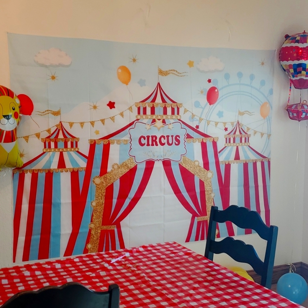 Circus photo back drop